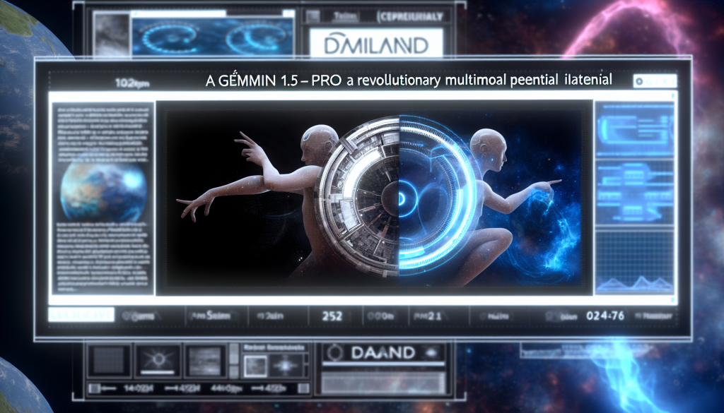 Gemini 1.5 Pro : Un potentiel multimodal révolutionnaire